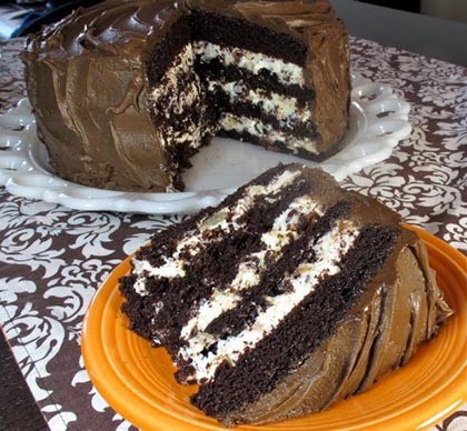 Csokis mascarponés torta